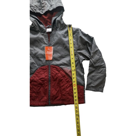 Girls Nike Red/Gray Jacket Size M (10-12) - Picture 3 of 7
